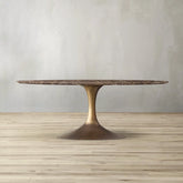 Aero Stone Oval Dining Table